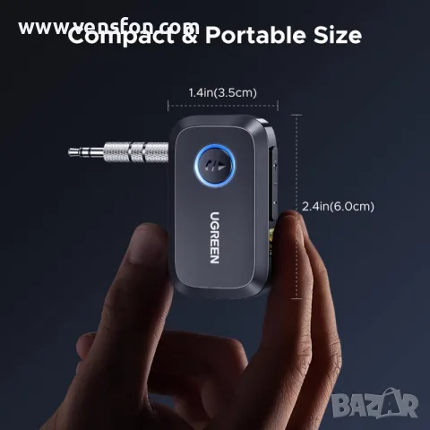 Bluetooth ресивър (приемник) UGREEN BT509, снимка 7 - Ресийвъри, усилватели, смесителни пултове - 56655080