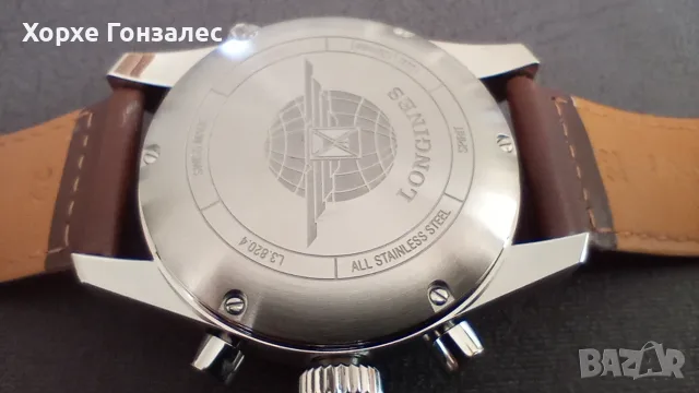 Longines Spirit Chronograph, 42мм, снимка 11 - Мъжки - 56718552