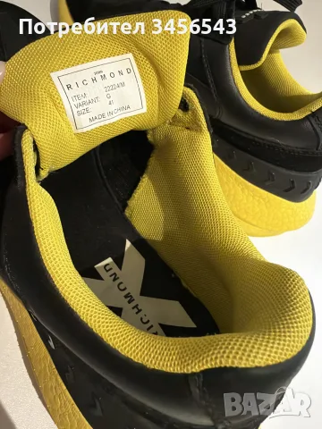 👟 John Richmond – Black & Yellow | №41, снимка 5 - Спортни обувки - 56583013
