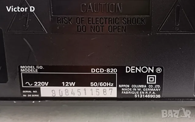 DENON DCD-820-CD-Player с дистанционно, снимка 10 - MP3 и MP4 плеъри - 56612921