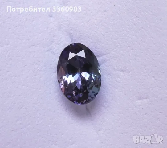 Сертифициран Танзанит-1.07 карата, снимка 5 - Други - 56561684