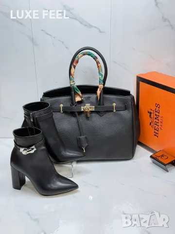 Hermes ✨Дамски Боти , снимка 4 - Дамски боти - 56663523