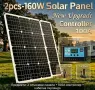 Соларни панели 160w и контролер, снимка 5