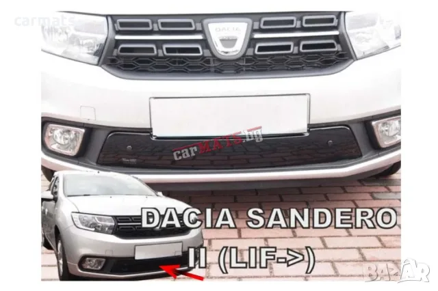 Зимен дефлектор (протектор) за решетка HЕКО за Dacia Sandero (2017-2020)