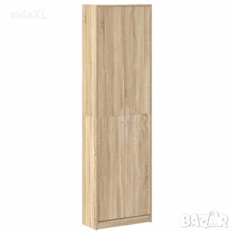 vidaXL Гардероб Сонома дъб 55 x 25 x 189 см