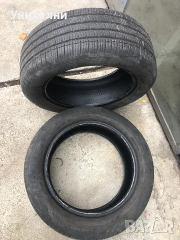 Два броя 205/55/16 всесезонни гуми Goodyear на два месеца.