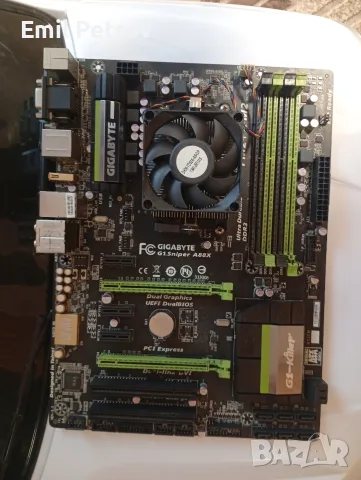 геймърска дънна платка Gigabyte G1.Sniper A88X със сокет AMD FM2+.