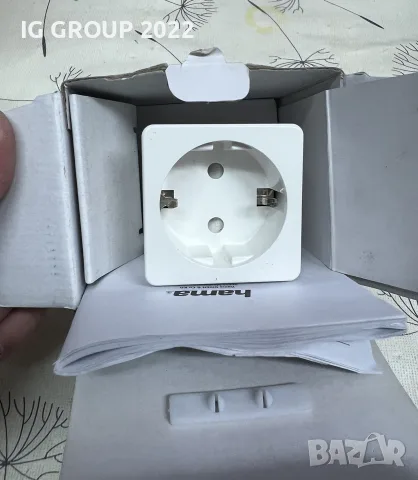 Hama 176573 – Smart Wi-Fi контакт 16A / 3680W, Alexa и Google