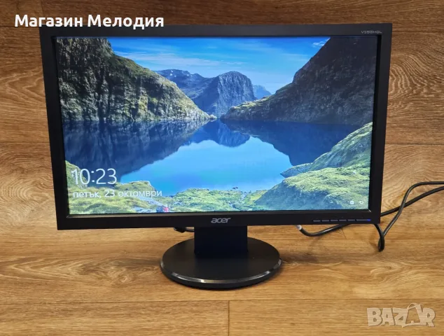 Монитор Acer V193HQL – Надежден и икономичен LED дисплей за офис и дома