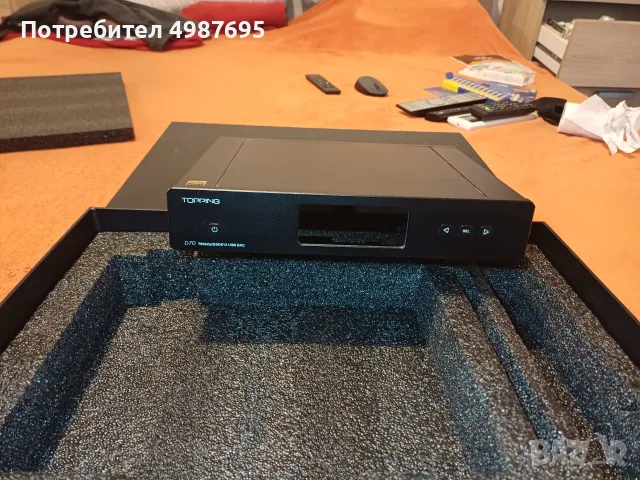 Dac TOPPING  D70 Dual AKM, снимка 6 - Ресийвъри, усилватели, смесителни пултове - 56746174