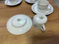 ретро 4 чаши с чинийки за късо кафе, снимка 3