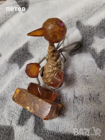 кехлибар. кехлибарена фигурка.amber., снимка 11 - Антикварни и старинни предмети - 56741733
