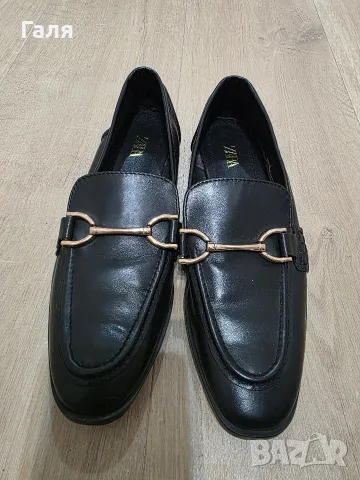 Обувки Zara естествена кожа
