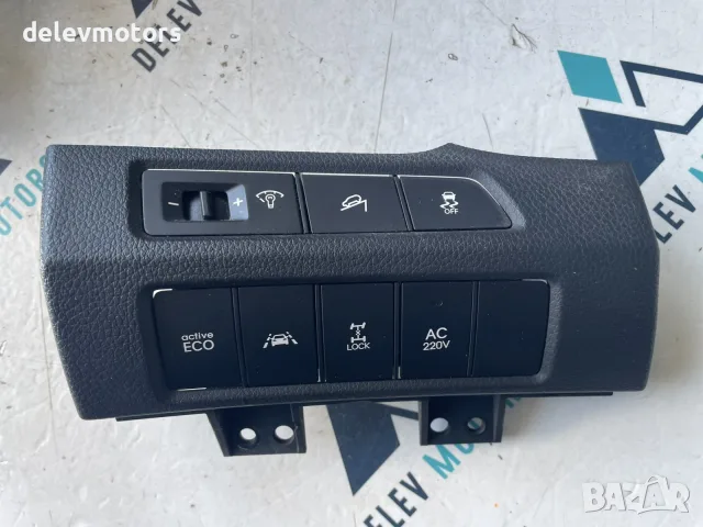 Интериорна пластмаса с бутони за следене на ленти 93700-2W870 от Hyundai Santa Fe 2.2 CRDI, 197 кс.