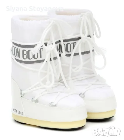 ПРОДАВАМ MOON BOOTS ICON WHITE , снимка 3 - Дамски ботуши - 56710325