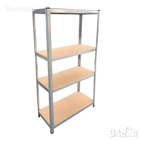 Метален стелаж с MDF рафтове, 172см/75см/30см