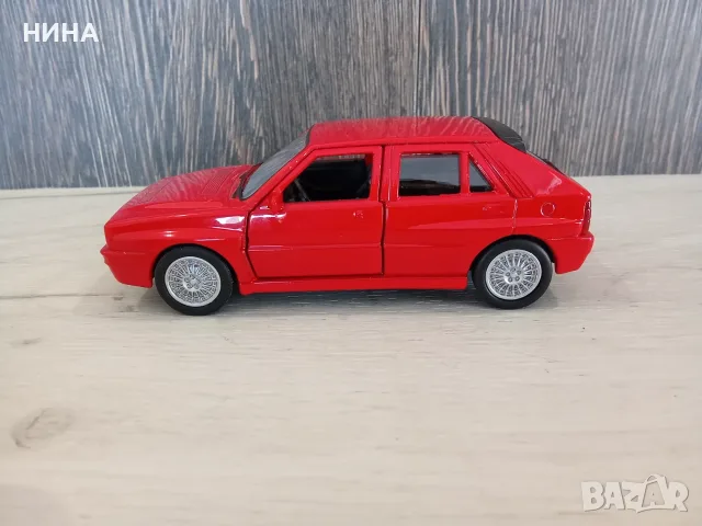 Метална количка Lancia Delta Integrale !!!, снимка 3 - Колекции - 56626891