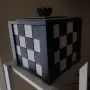 Стилен шах за игра с фигури, снимка 3