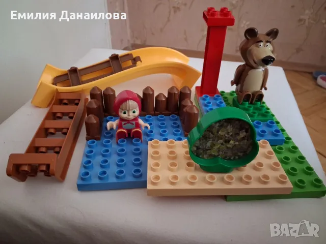 Продавам детска игра за сглобяване Пързалката на Маша и Мечока
