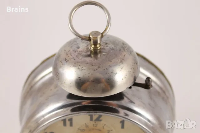 JUNGHANS Немски Будилник Работещ 1930's, снимка 7 - Антикварни и старинни предмети - 56603828