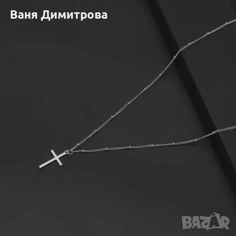 Колие от Медицинска стомана , снимка 3 - Колиета, медальони, синджири - 56579096