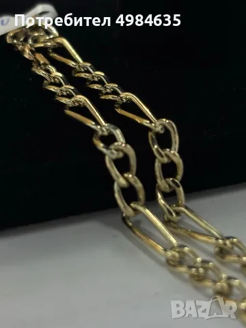 Нова златна гривна плетка Cartier, снимка 7 - Гривни - 56612209