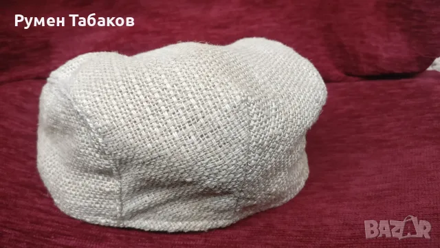 Малка шапка от лен, снимка 6 - Шапки - 56717592