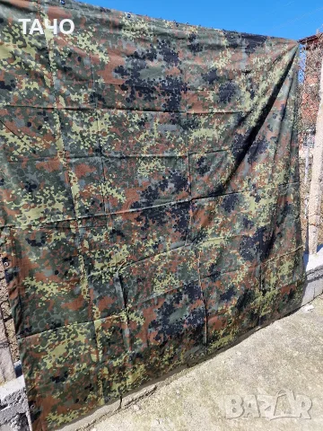 Камуфлажно платнище с капси Тип Flecktarn, снимка 8 - Къмпинг мебели - 56602588