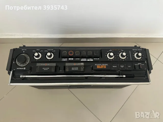 Hitachi 5190 ER Japan boombox , снимка 8 - Радиокасетофони, транзистори - 56716690