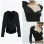 Zara черен топ размер XS, снимка 1