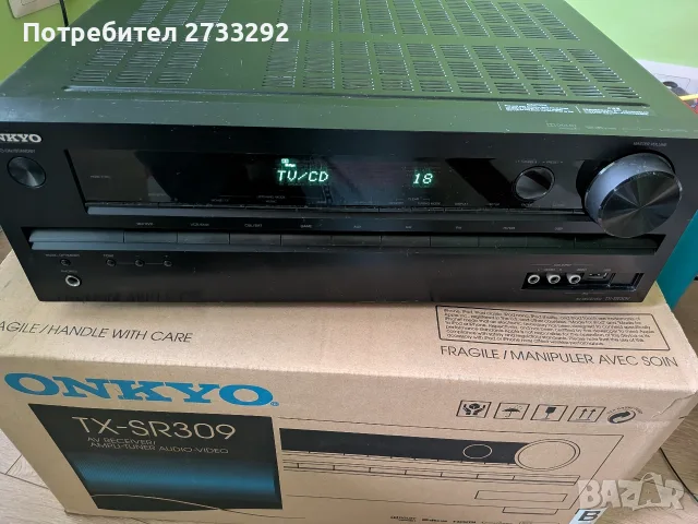 Onkyo tx-sr309 5.1 Channel, снимка 10 - Ресийвъри, усилватели, смесителни пултове - 56722508