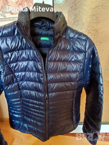 яке с пух на Benetton размер 48 