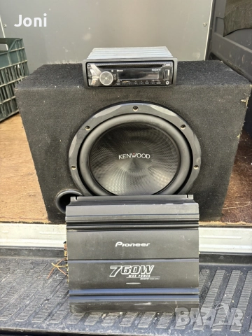 музикслна система Sony Kenwood Pioneer - Бас тиба усилвател CD