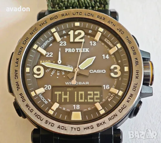 CASIO PRO TREC SOLAR wr100m, снимка 5 - Мъжки - 56611444