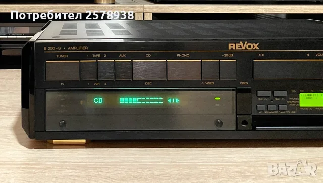 REVOX B 250 S - Не различим от нов !, снимка 8 - Ресийвъри, усилватели, смесителни пултове - 56588439