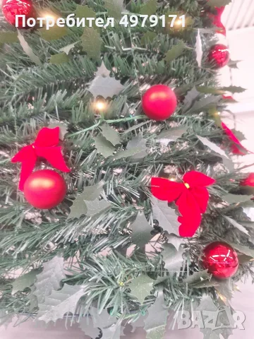 Украсена коледна елха, снимка 2 - Декорация за дома - 56579231