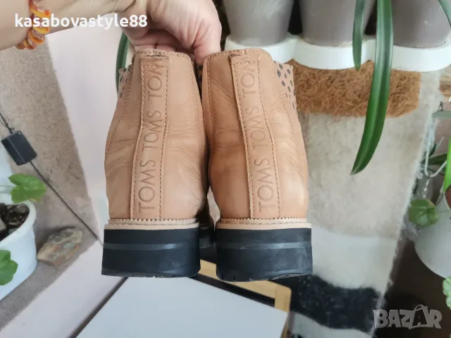Дамски боти Tom's 38 н. Естествена кожа , снимка 6 - Дамски боти - 56561513