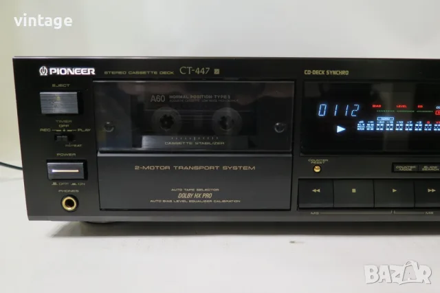 Pioneer CT-447 Stereo Cassette Tape Deck (1990), снимка 2 - Декове - 56651641