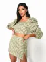 Glamorous Нова карирана кроп блуза (Размер 44 / XL), снимка 9