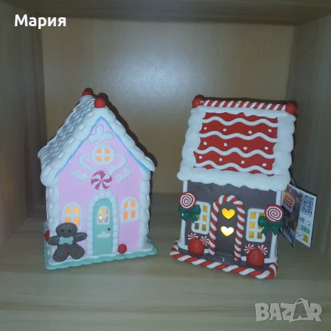 Светещи коледни къщички, снимка 2 - Коледни подаръци - 56606467