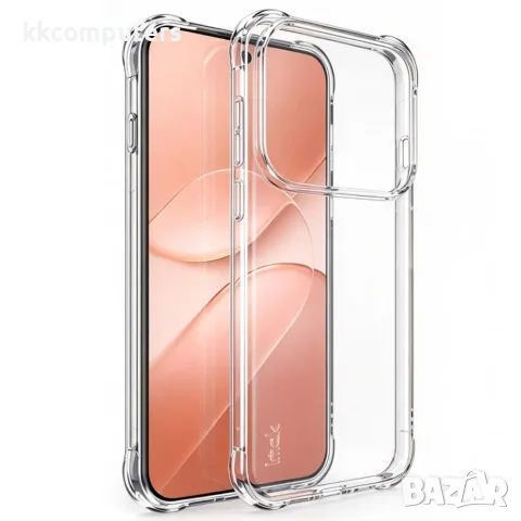 Калъф за Oppo Find X10 Pro Max 5G IMAK от TPU с Въздушни Възглавници и Скрийн Протектор – Прозрачен