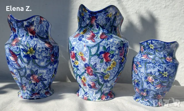 3 винтидж кани Ringtons, Maling Ware и Sadler, снимка 3 - Винтидж декорации за дома - 56746099