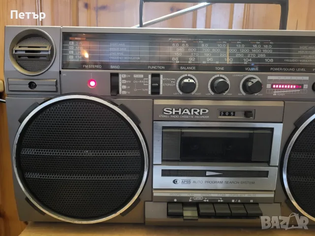 SHARP GF-5757HB радиокасетофон, снимка 3 - Радиокасетофони, транзистори - 56738326