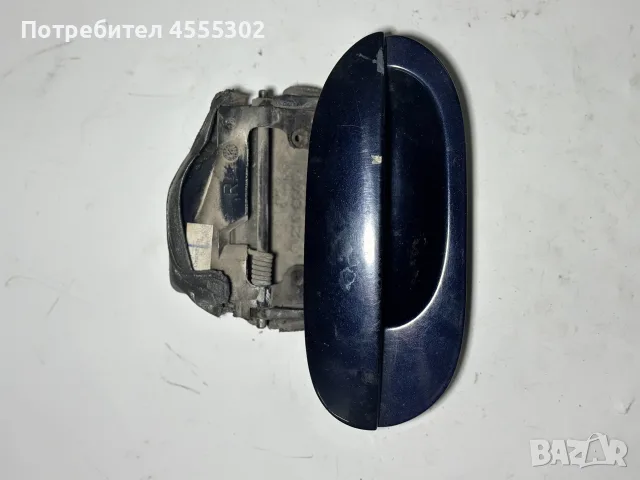 Външна дръжка задна дясна врата BMW E39 – тъмносиня, с механизъм