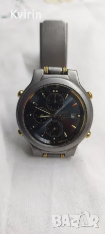Колекционерски Citizen Eco-Drive Titanium Two-Tone Blue Dial (Cal. 0870) -работещ