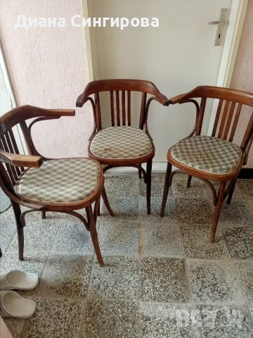 Виенски столове vintage, снимка 2 - Столове - 56697082