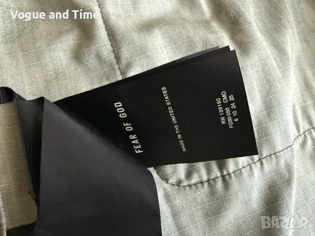 Яке Fear of God , снимка 12 - Якета - 56645129