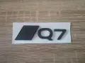 черен гланц емблема Audi Q7 нов стил, снимка 1
