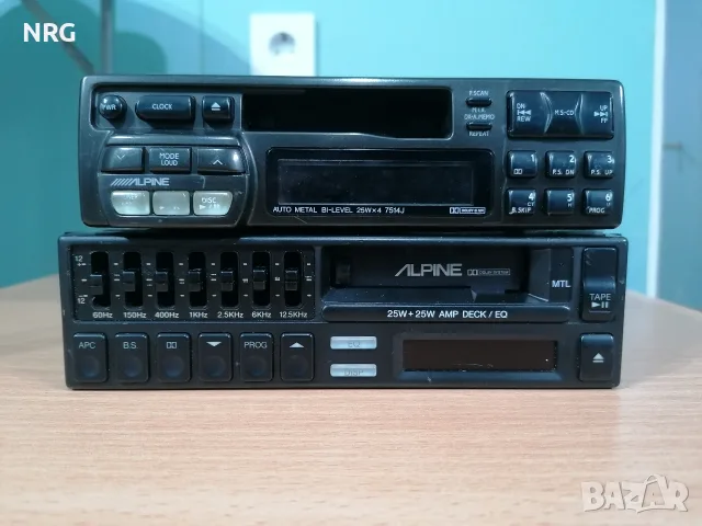 Alpine два броя vintage касетофони-Цена по договаряне! 