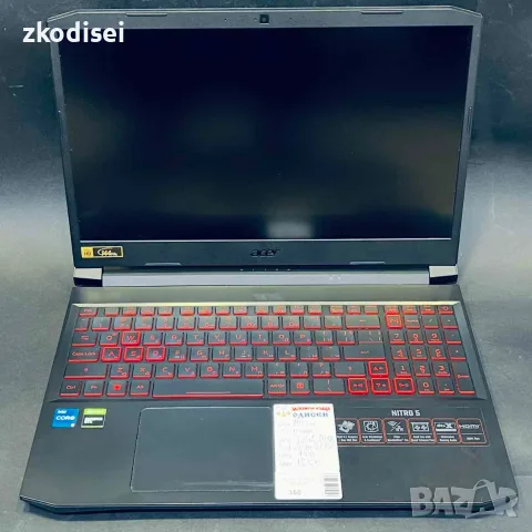 Лаптоп ACER NITRO 5 ANS515-56 15,6 Инча, снимка 2 - Лаптопи за игри - 56696873